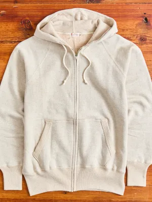 451 Loopwheel Zip Hoodie in Oatmeal