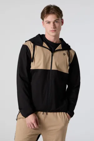 Active Colourblock Zip-Up Hoodie