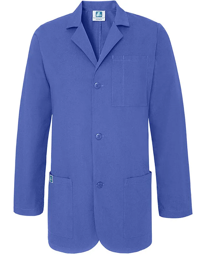 Adar 30 Inch Unisex Ceil Blue Consultation Coat