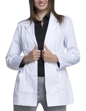 Cherokee 30 Inch Women's Notched Lapel Twill Lab Coat