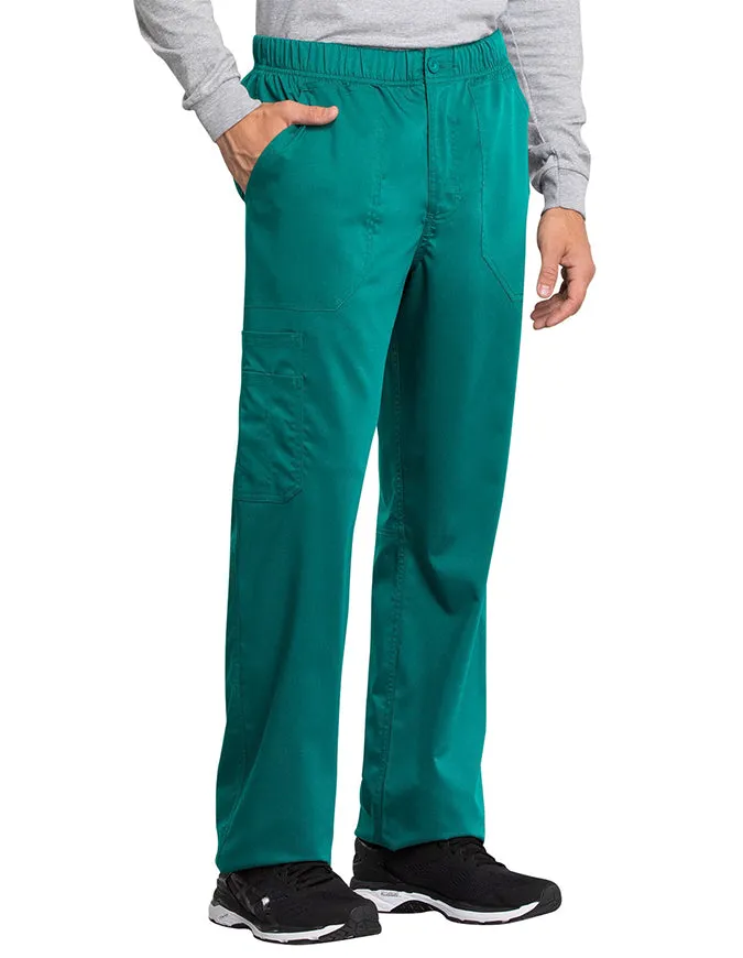 Cherokee Workwear Revolution Tech Men's Mid Rise Straight Leg Zip Fly Tall Pant