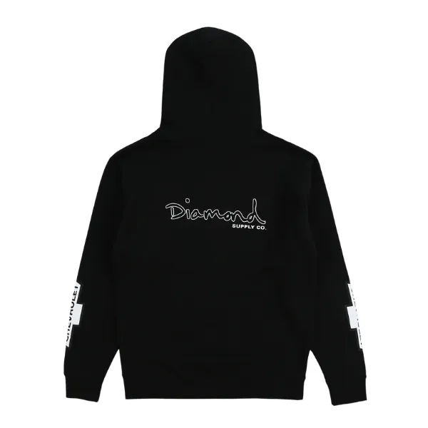 Diamond Chevy Speedway Zip Up Hoodie Black