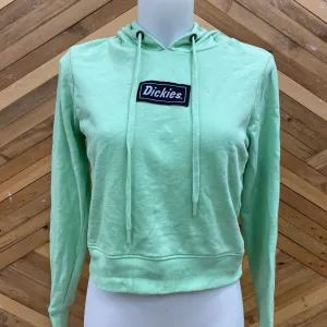 Dickies - Cropped Hoodie: Teal-women-SM