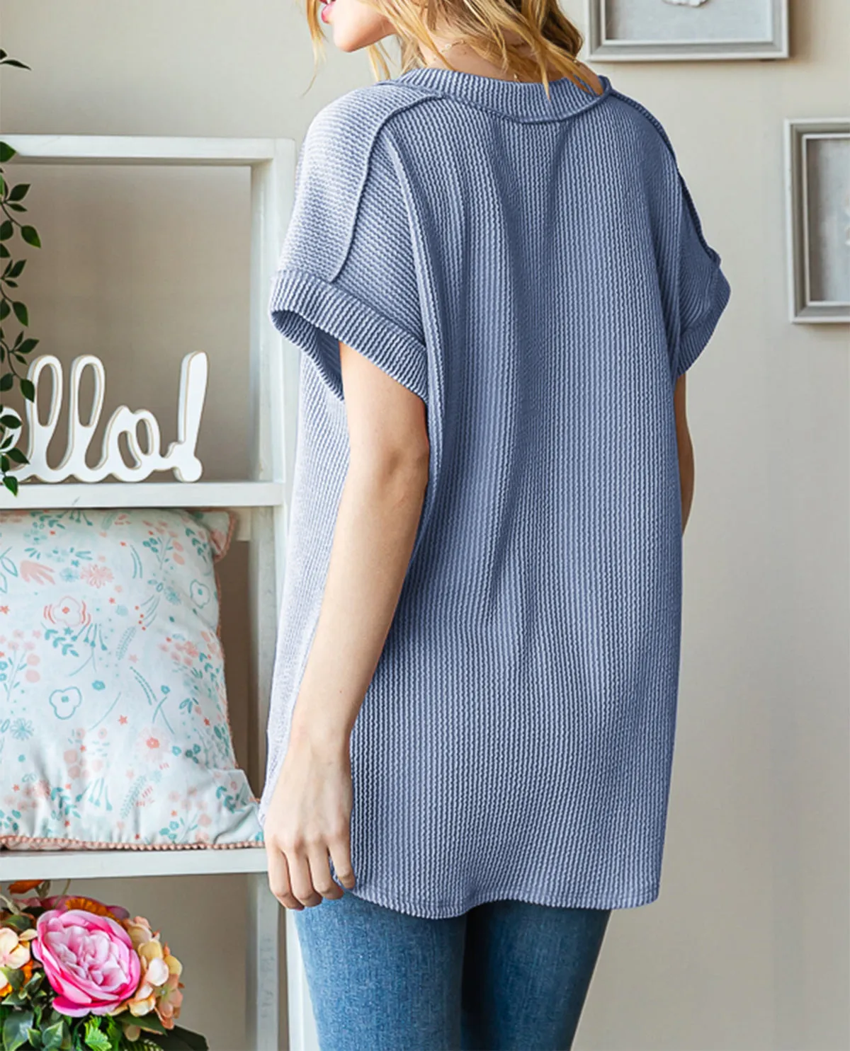 Dolman Urban Ribbed Top