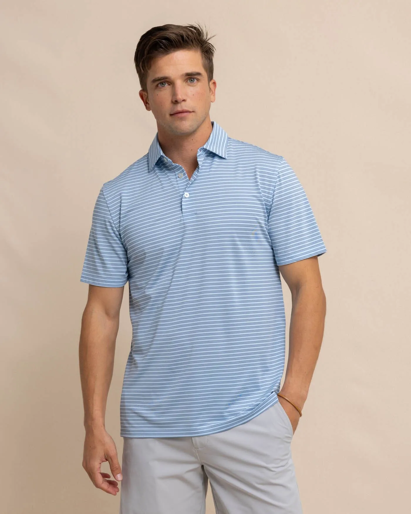 Driver Baywoods Stripe Polo