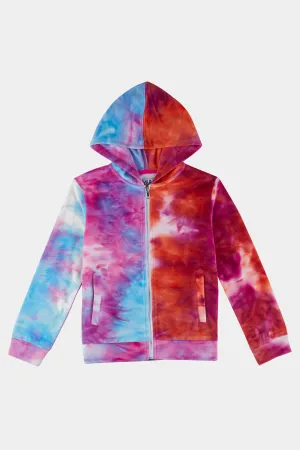 Girls Split Zip-Up Hoodie