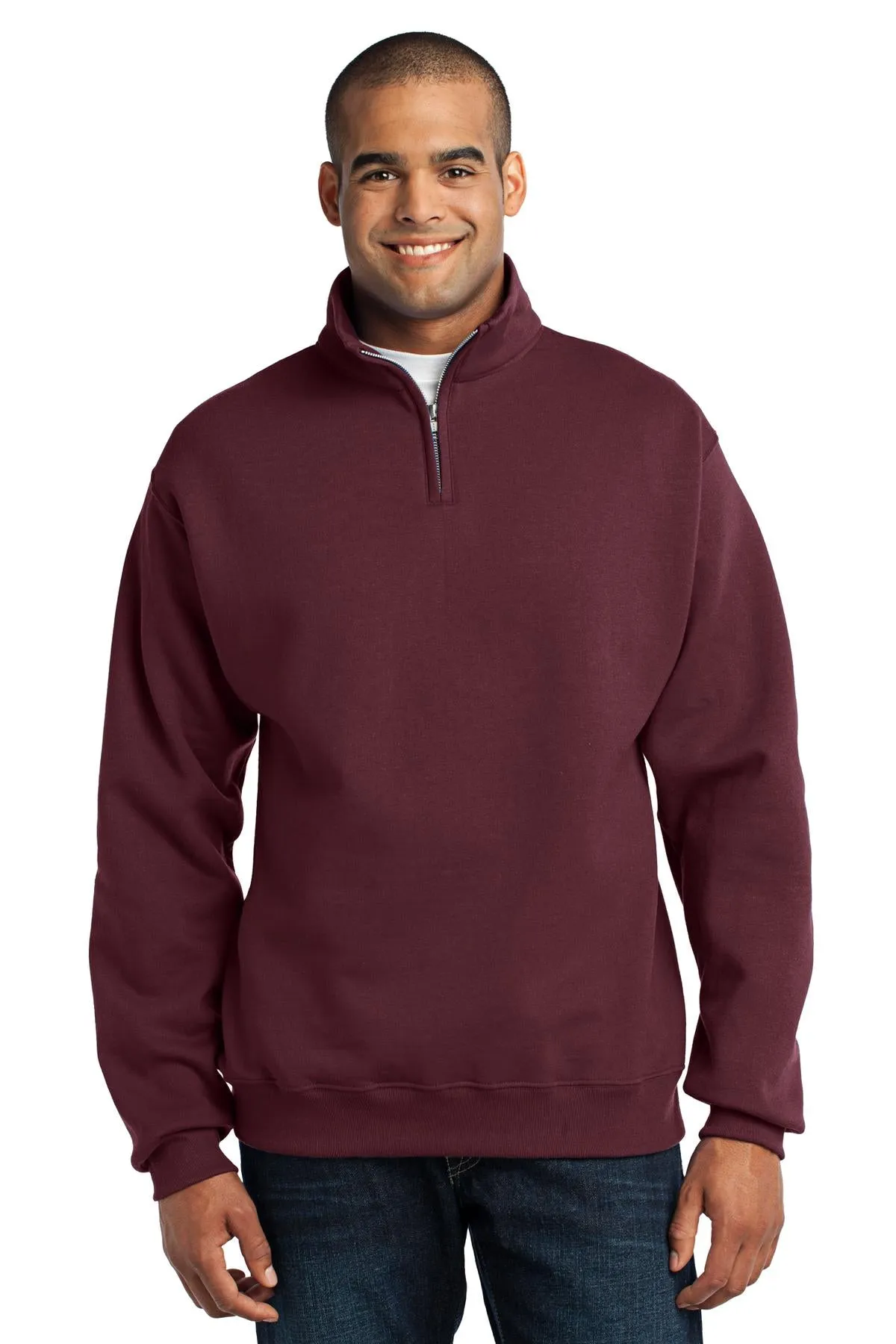 Jerzees - NuBlend 1/4-Zip Cadet Collar Sweatshirt. 995M