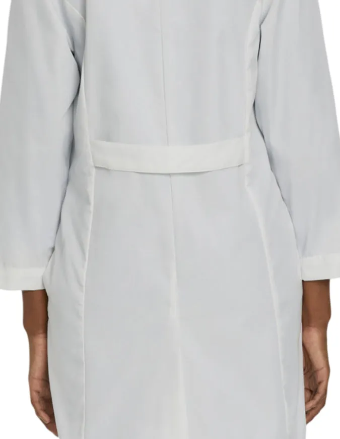 Landau 38 Inch Women's Stretch Twill Four Button Lab Coat