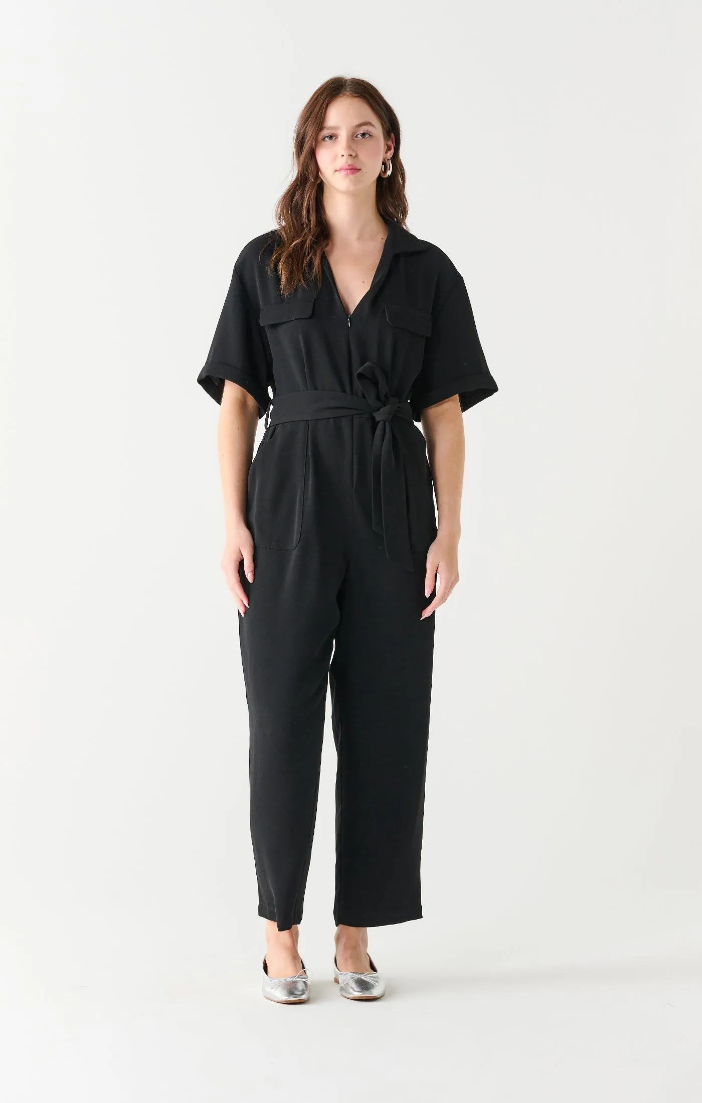 Lauren Belted Utility Jumpsuit