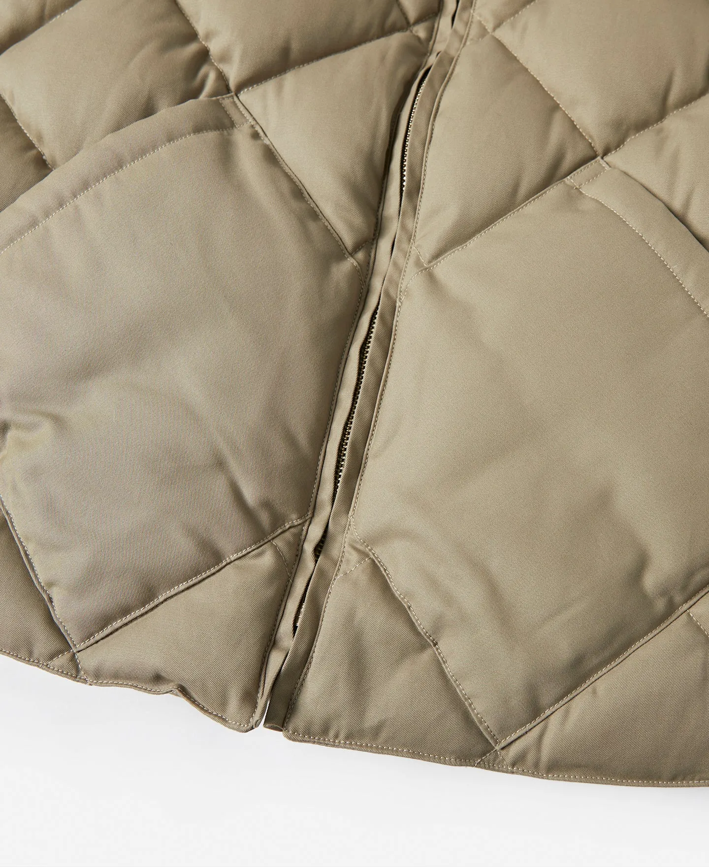 Lot 353 1950s Quilted Down Jacket - Camel