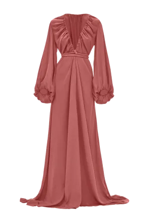 Neema Dusty Apricot Robe