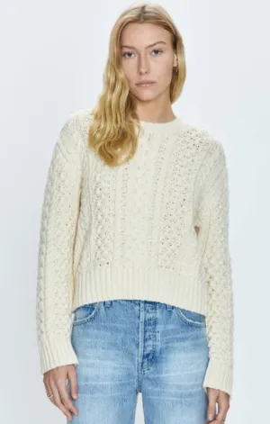 Quinn Shrunken Fisherman Sweater